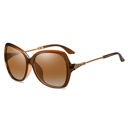 Lunettes de Soleil Femme Techsuit 8881, Polarisées, Protection UV, Marron