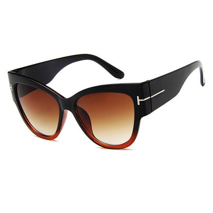 Lunettes de Soleil Femme Techsuit 9778, Noir Marron Foncé