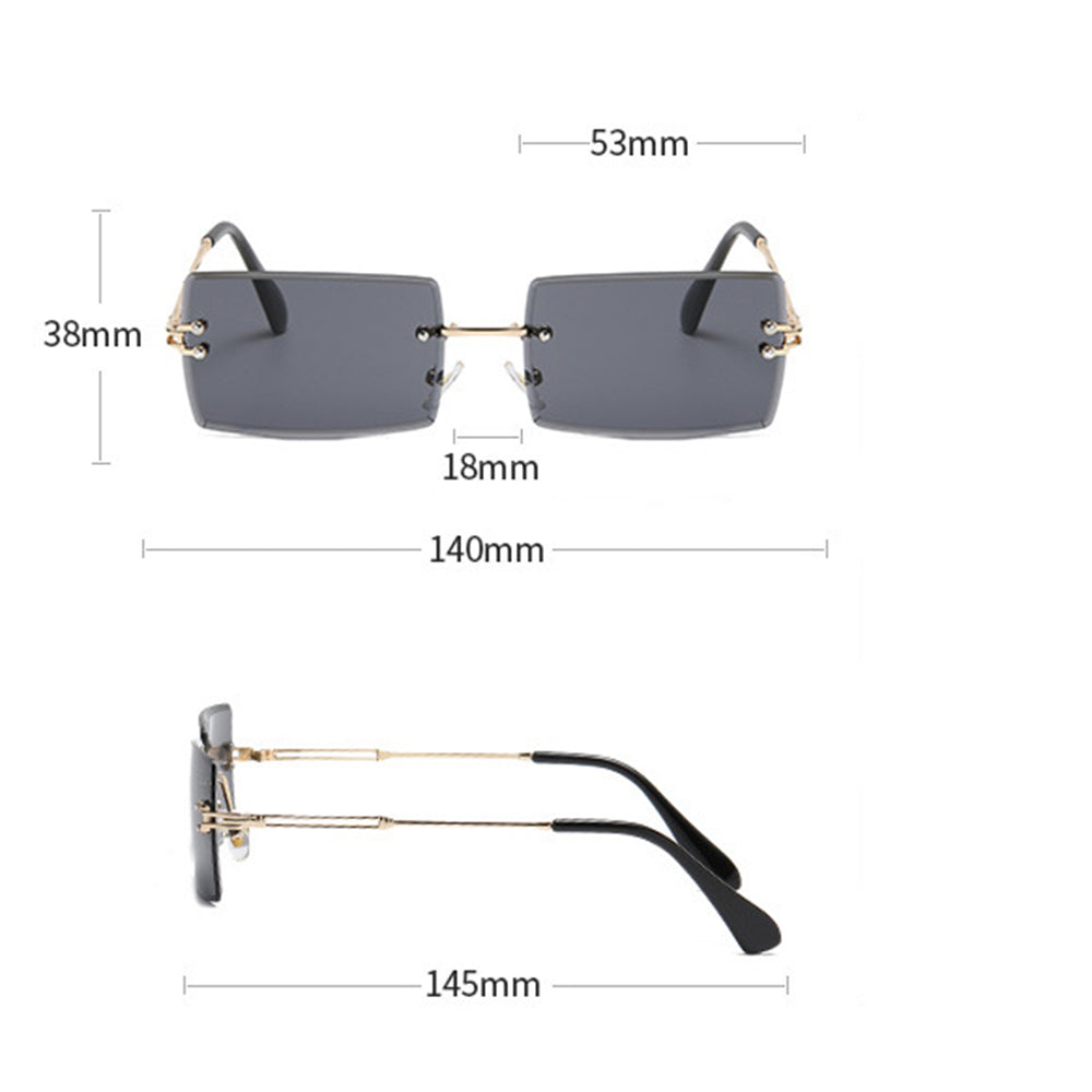 Unisex Techsuit Sonnenbrille 16031-C2, polarisiert, UV-Schutz, rosa Verlauf