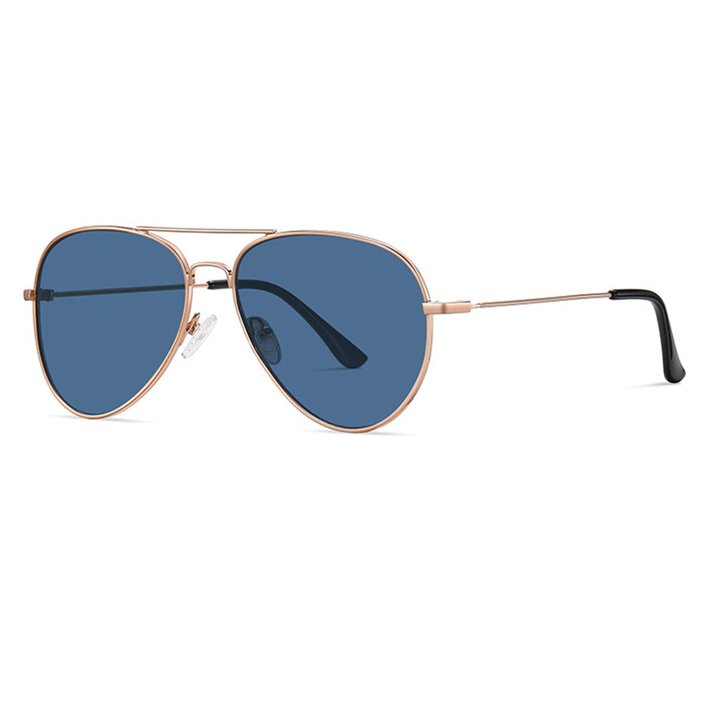 Lunettes de Soleil Unisex Techsuit 3025, Protection UV, Or Rose Bleu