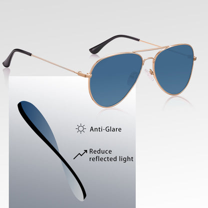 Lunettes de Soleil Unisexes Techsuit 3025, Protection UV, Gris