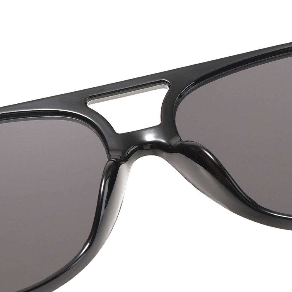 Unisex Techsuit Sonnenbrille 98061, UV-Schutz, Schwarz Grau
