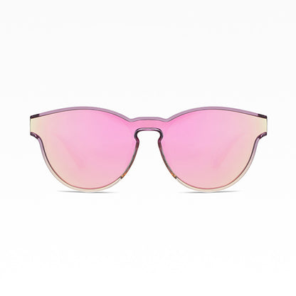 Unisex Techsuit TR7545 Sunglasses, Polarized, UV Protection, Purple Yellow Pink