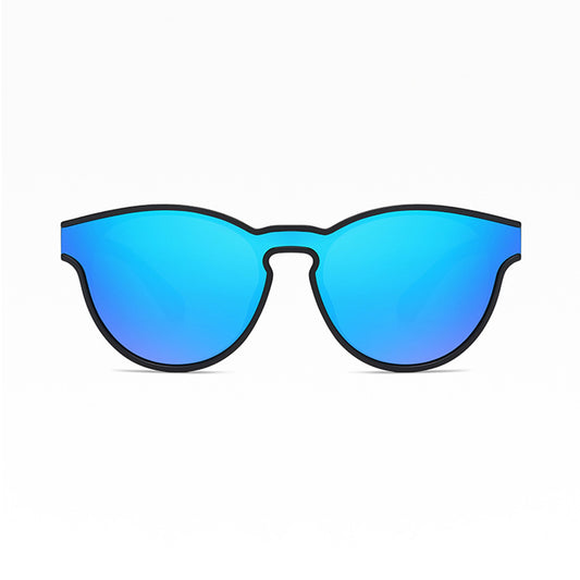 Lunettes de Soleil Unisex Techsuit TR7545, Polarisées, Protection UV, Noir Bleu Vert