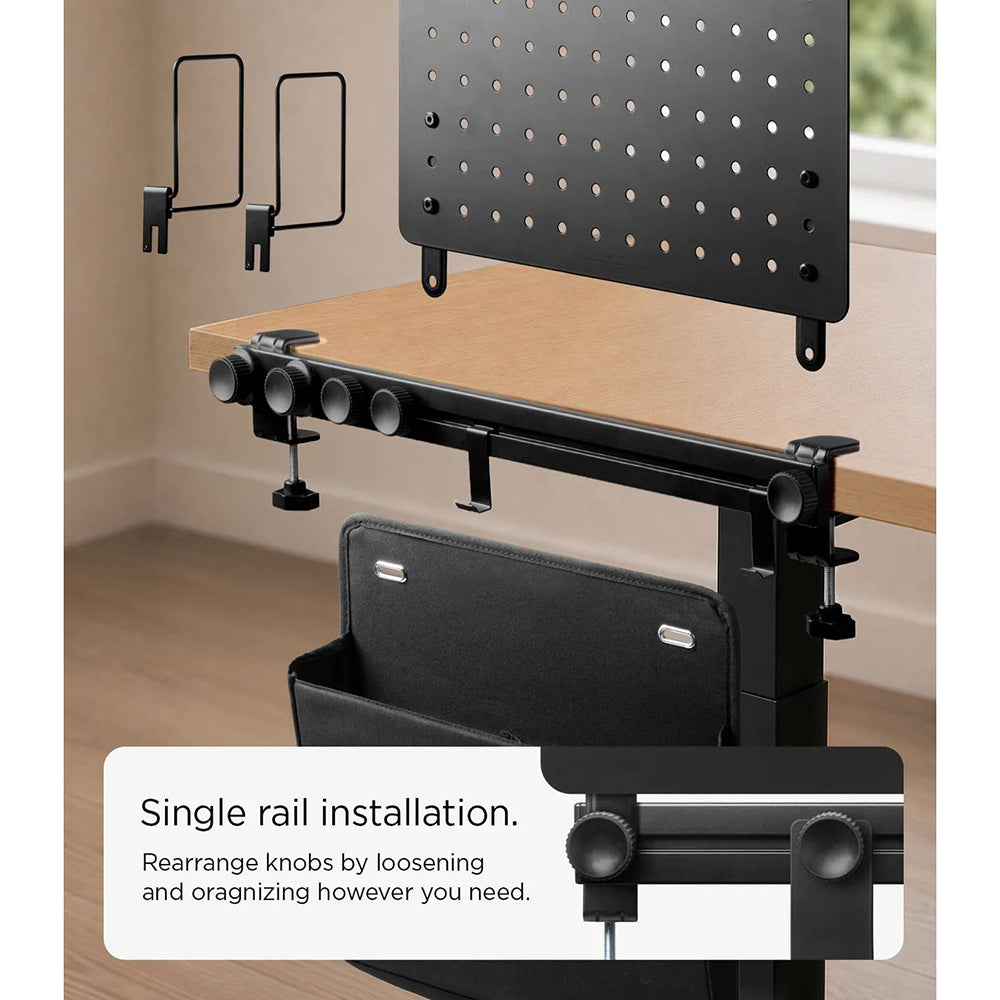 Organizer da scrivania in metallo Spigen LD406, nero AHP11401
