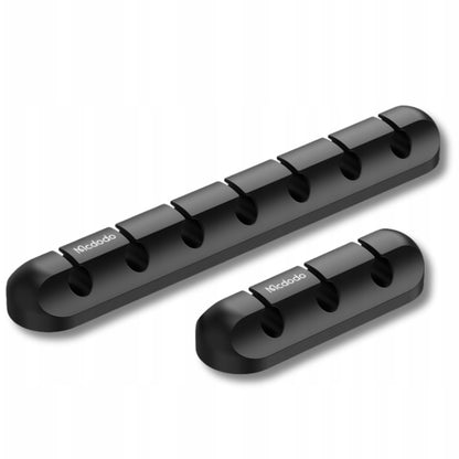 Organizzatore Cavi McDodo WF-5960, Set 2 pezzi, Nero