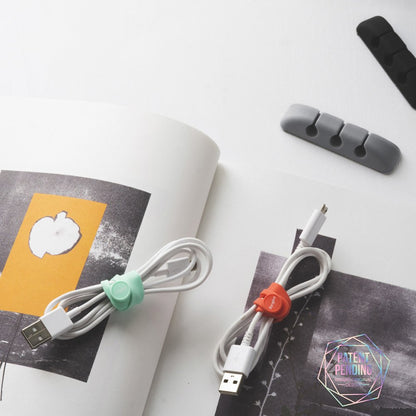 Organizzatore Cavi Ringke, Set 4 pezzi, Nero