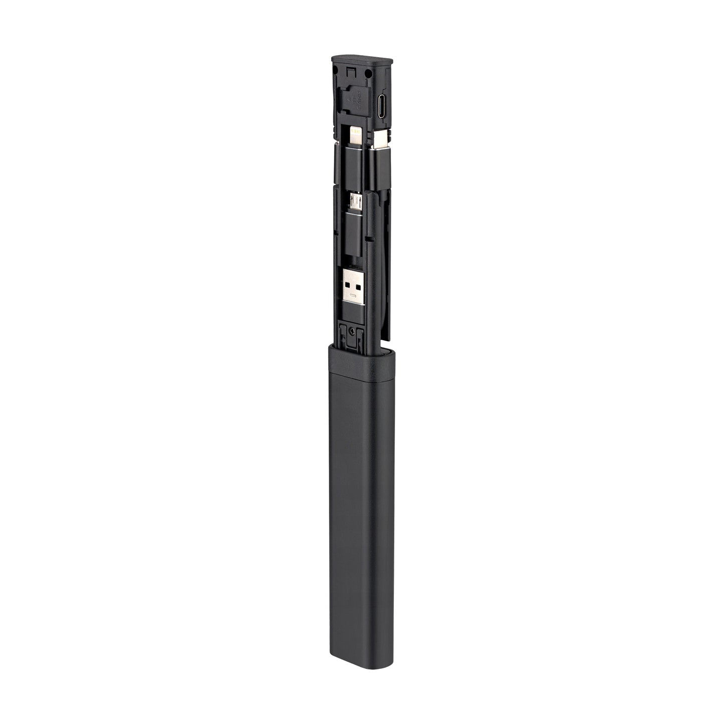 Organisateur avec Accessoires / Lecteur de Carte Qualo QZS-P-01, Noir