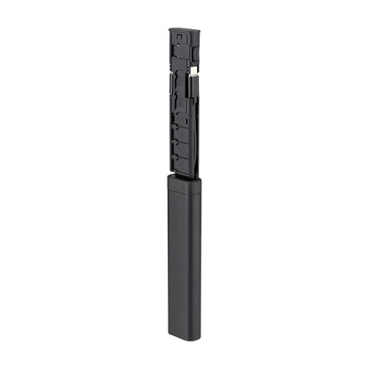 Organisateur avec Accessoires / Lecteur de Carte Qualo QZS-P-01, Noir