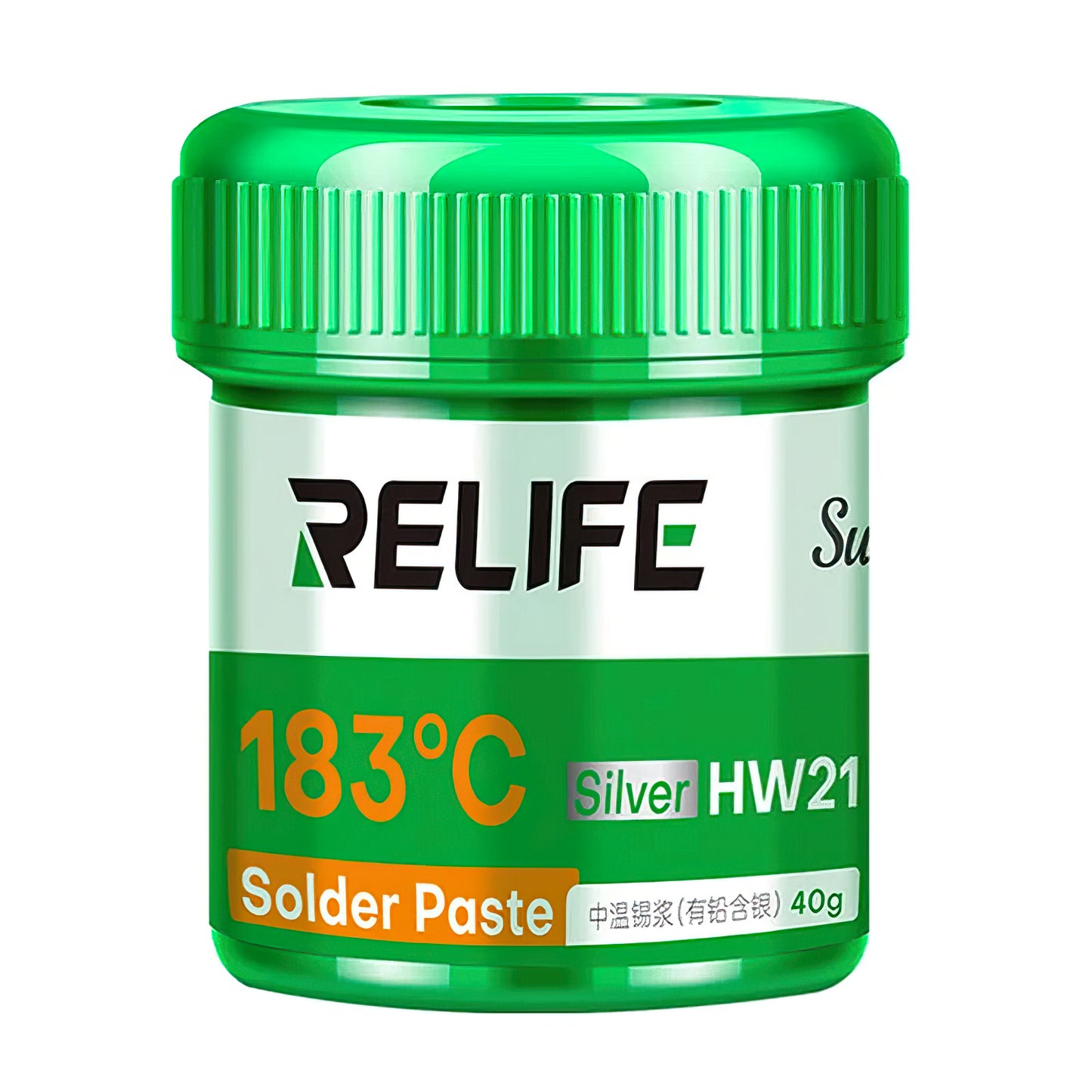 Pâte à souder Relife HW21, 40g, Point de fusion 183 degrés