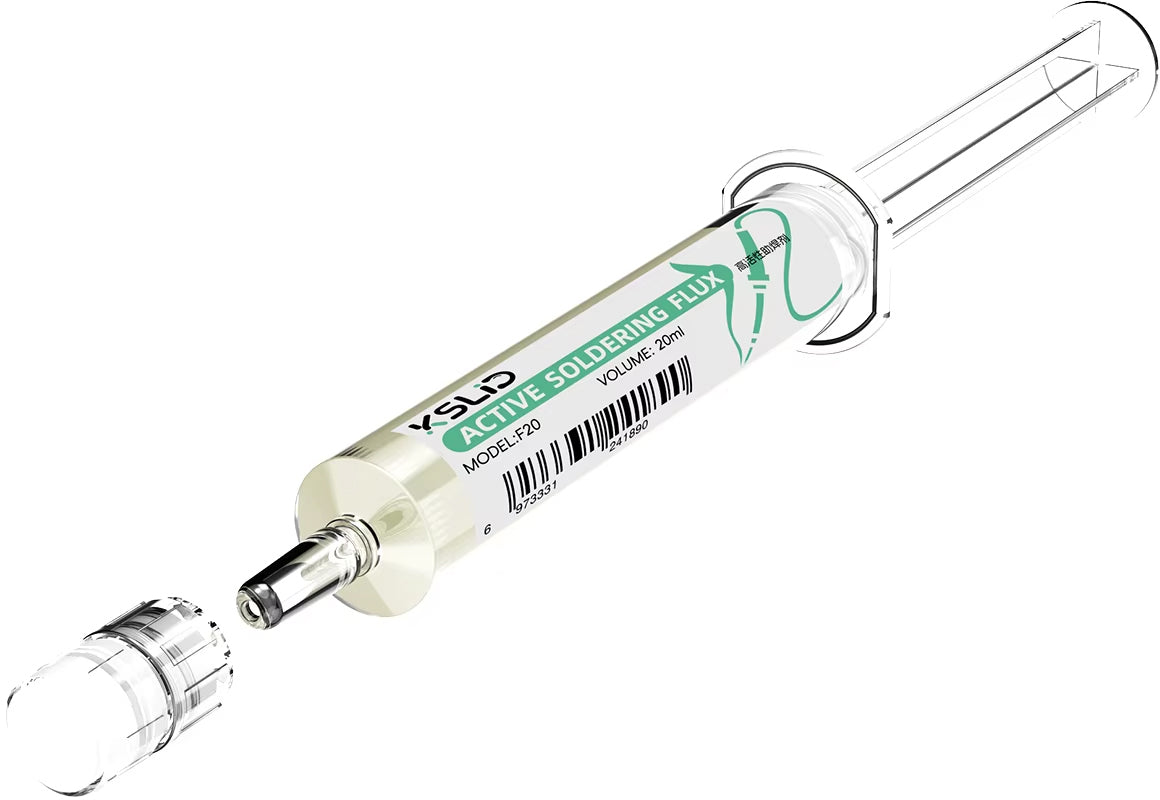 Pâte à braser KSLid F20, Type Seringue