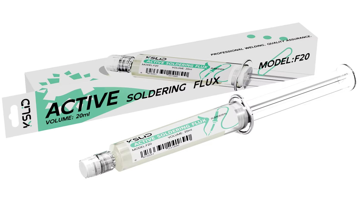 Pâte à braser KSLid F20, Type Seringue