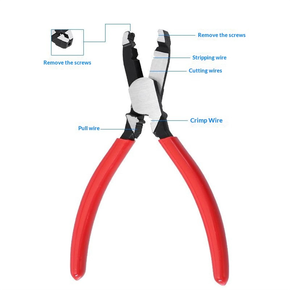 Pince RuiTool RL-9226A, Multifonctionnelle, Noir