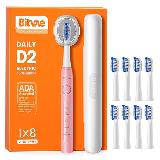 Brosse à dents électrique Bitvae D2, rose