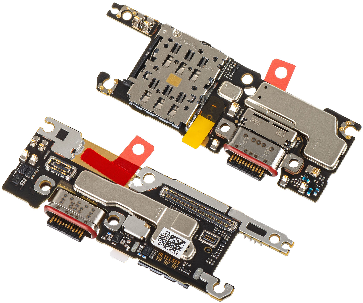 Scheda con Connettore di Ricarica - Microfono - Modulo Lettore SIM Huawei Pura 80 Ultra, Service Pack 02357ECV