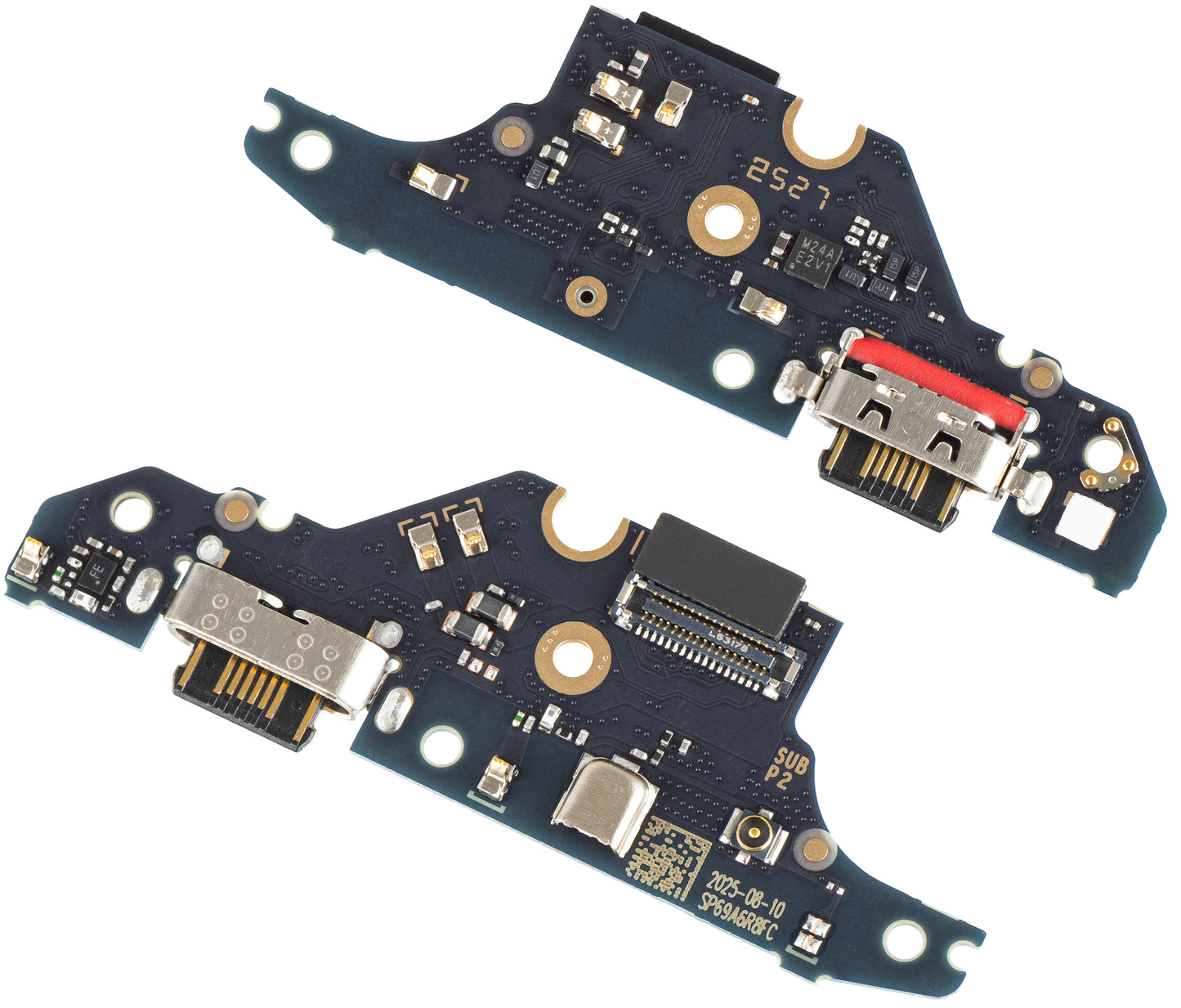 Scheda con Connettore di Ricarica - Microfono Motorola Moto G06 Power / G06, Service Pack 5B28C31260