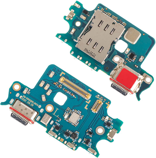 Scheda con Connettore di Ricarica - Audio - Microfono Samsung Galaxy S22 5G S901