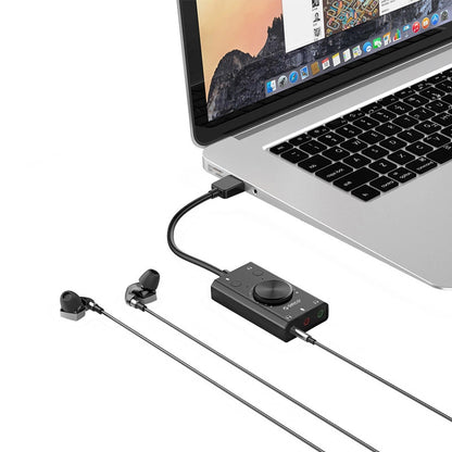 Scheda audio USB Orico SC2, 3 x Jack 3.5mm, Nera