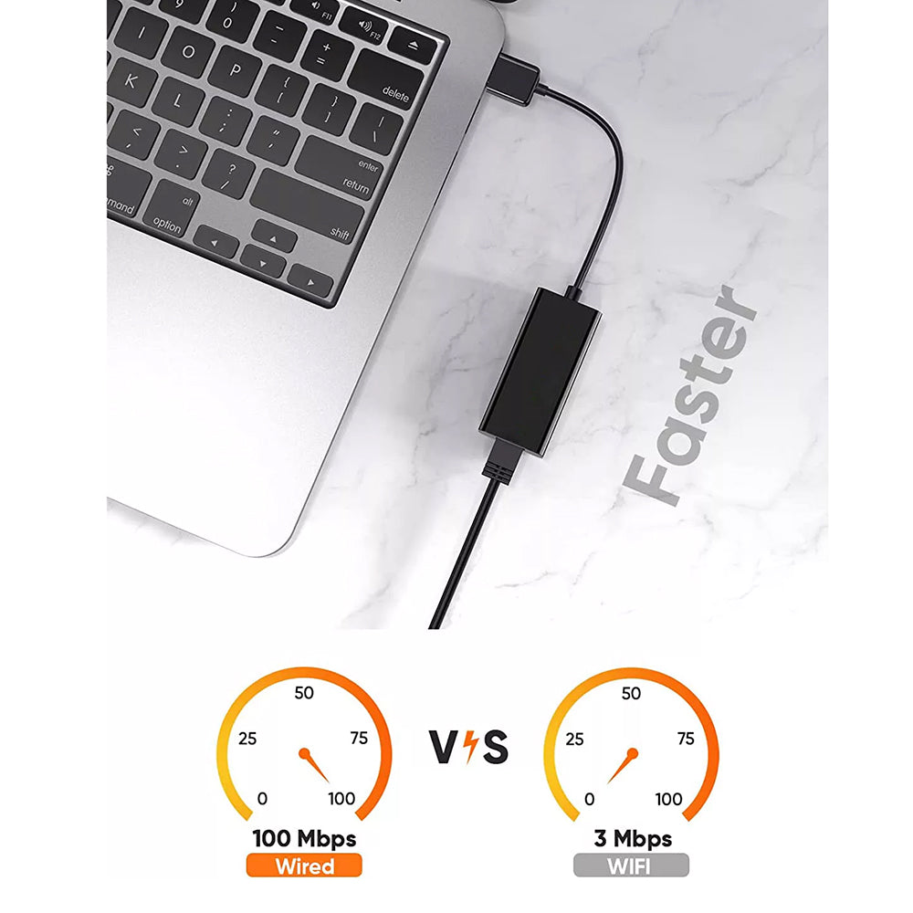 Scheda di Rete Techsuit AC19, RJ45, USB, Nera