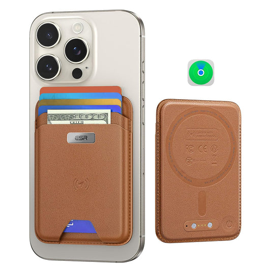 Portafoglio Magsafe, ESR, Classic Geo, Marrone