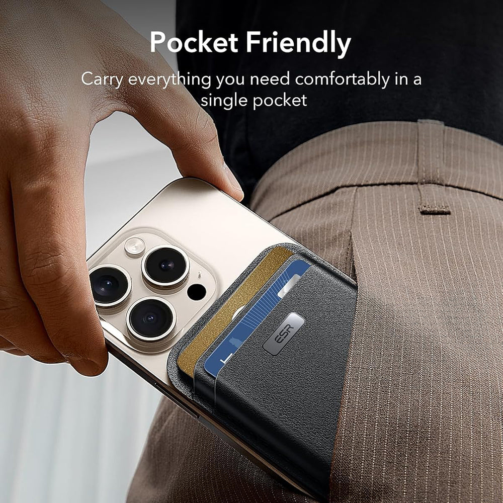 MagSafe Wallet, ESR, Classic Geo, Black