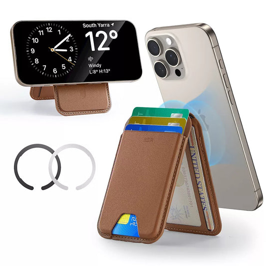 Portafoglio Magsafe, ESR, Classic, Marrone