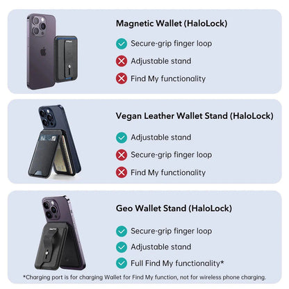 Portefeuille MagSafe, ESR, Findy my Wallet, Marron