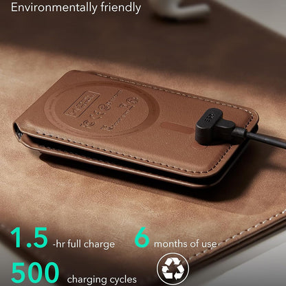 Portefeuille MagSafe, ESR, Findy my Wallet 5C, Marron