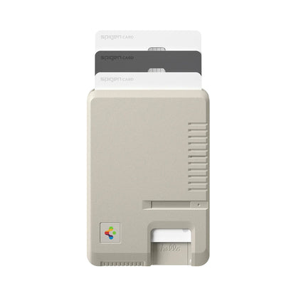 Portafoglio MagSafe, Spigen, Classic LS, Beige AFA10949