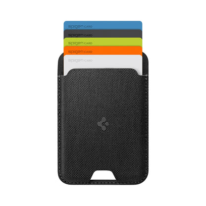 Portefeuille MagSafe, Spigen, MagFit Urban Fit, Noir AFA11335