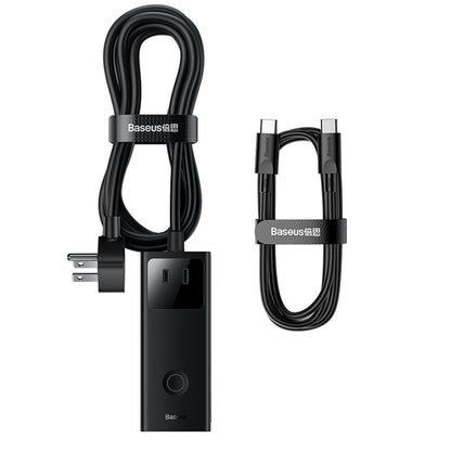 Rallonge Baseus PowerCombo US, 3 x Prise, Noir PSLA020101