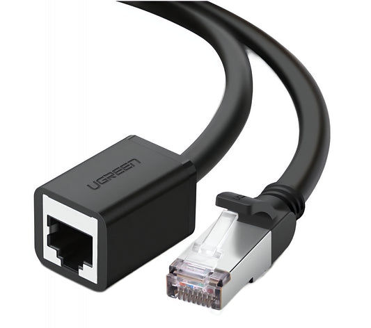Prolunga Cavo Rete Ethernet UGREEN NW112, RJ45 - RJ45, 2m, Nero