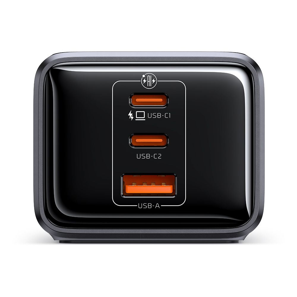 Prolunga McDodo CH-0620, 3 x Schuko - 1 x USB-A - 2 x USB-C, Nero