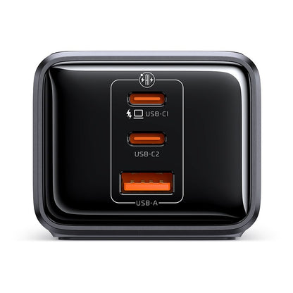 Prolunga McDodo CH-0620, 3 x Schuko - 1 x USB-A - 2 x USB-C, Nero