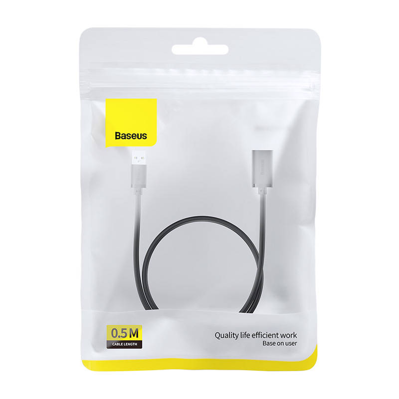 Prolunga USB 3.0 Baseus AirJoy Series, 0.5m, Nero B00631103111-01
