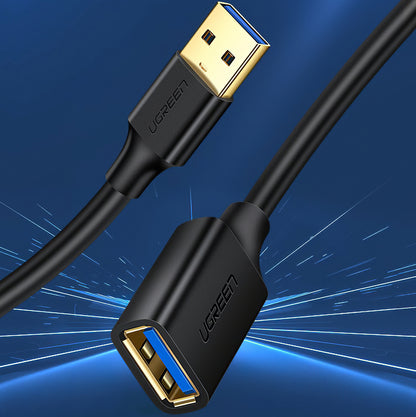 Prolunga USB 3.0 UGREEN US129, 1m, Nero