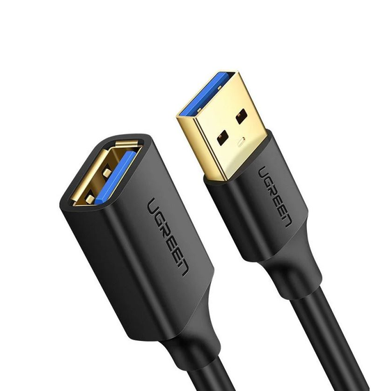 Rallonge USB 3.0 UGREEN US129, 5m, Noir