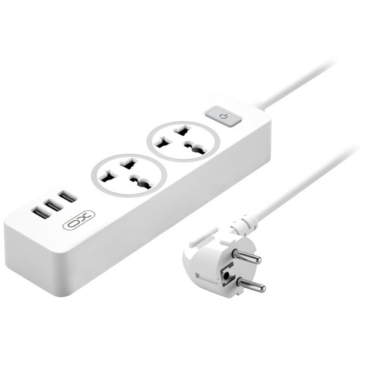 Prolunga XO Design WL04, 3 x Presa, Bianco