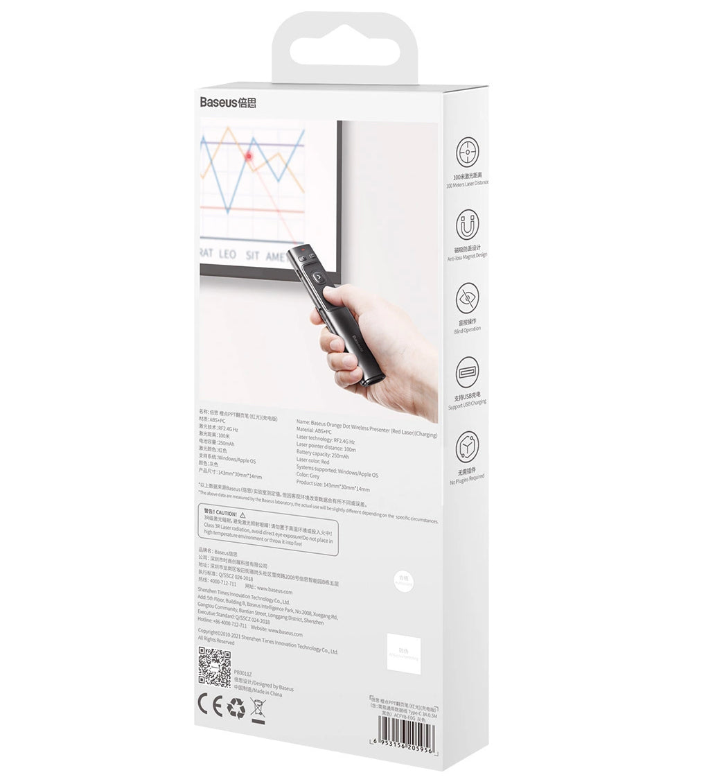 Presenter Wireless Baseus Orange Dot, Grau ACFYB-0G