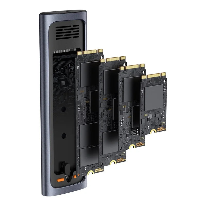 Rack Baseus FlyJoy Series pour SSD SATA M.2 NVMe, Gris B00760600811-02