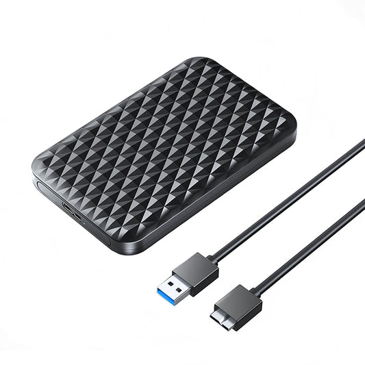 Orico 2520U3-V1 Gehäuse für HDD / SSD SATA 2,5 Zoll, microUSB 3.0, Schwarz