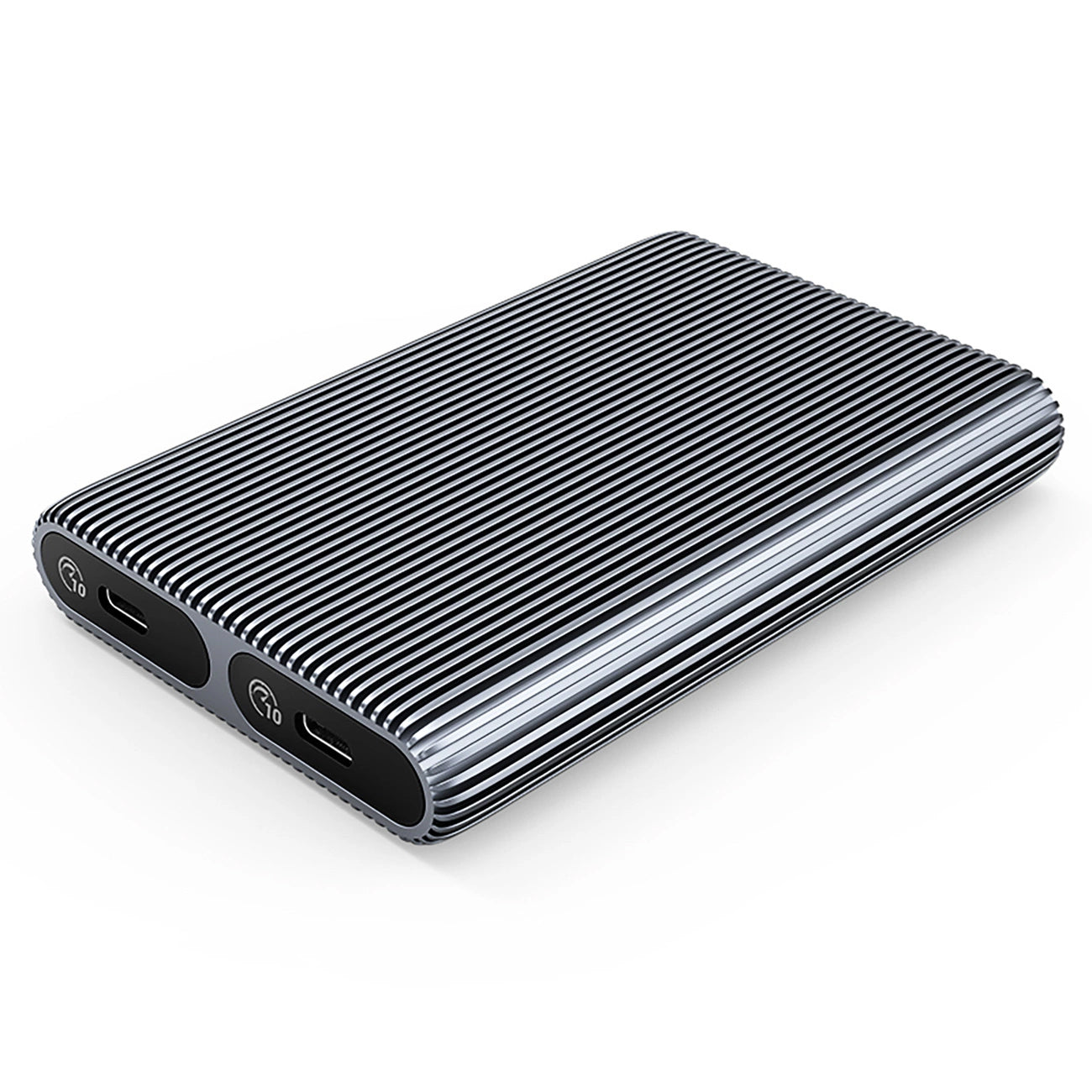 Orico AM2C3-2N Dual-Disk-Gehäuse für M.2 NVMe SSD, Grau