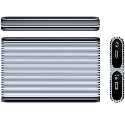 Orico AM2C3-2N Dual-Disk-Gehäuse für M.2 NVMe SSD, Grau