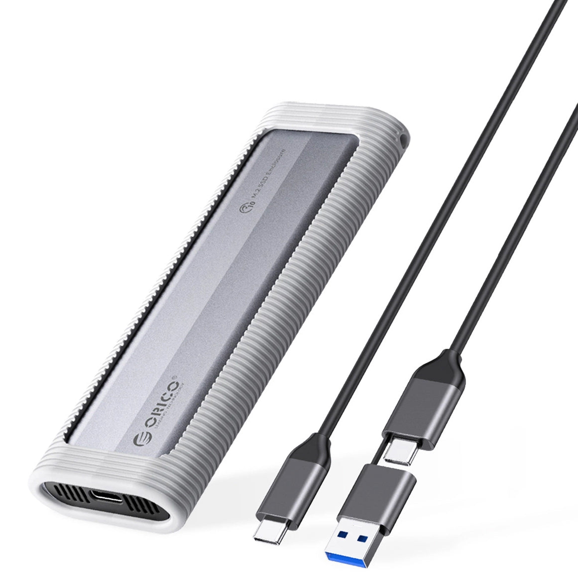 Orico AXM2S-G2-V1 Gehäuse für M.2 NVMe / NGFF SSD, Grau