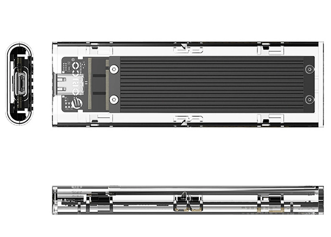 Orico TCM2-C3 Gehäuse für M.2 NVMe SSD, Schwarz