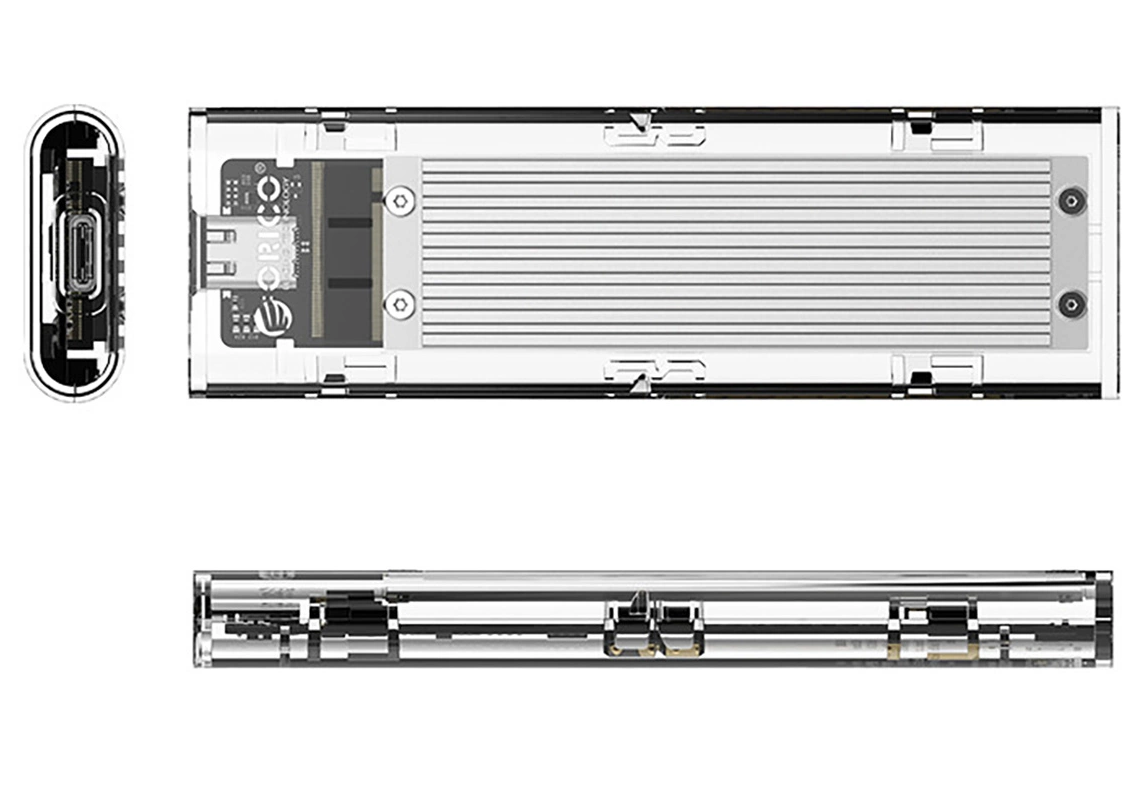 Rack Orico TCM2-C3 per SSD M.2 NVMe, Grigio