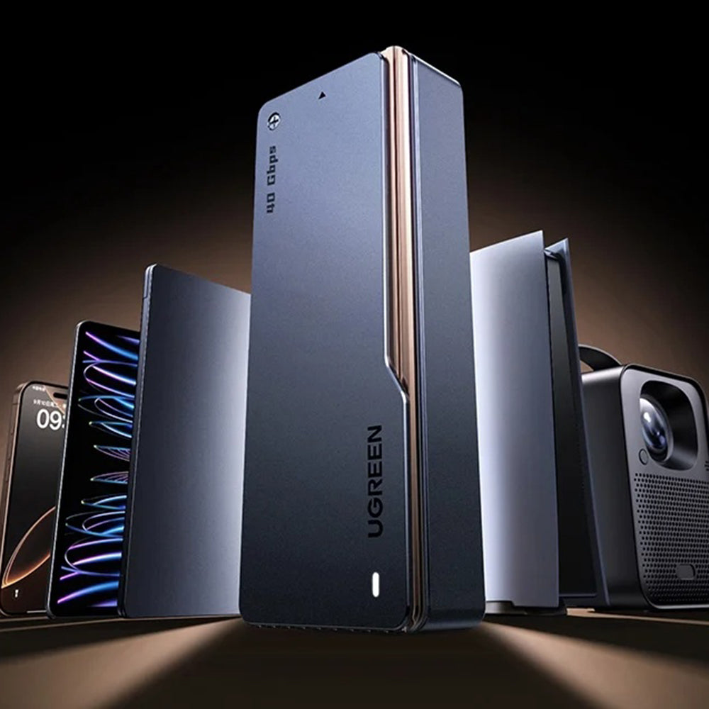 Rack UGREEN D703 (65727) per SSD M.2 NVMe, Nero