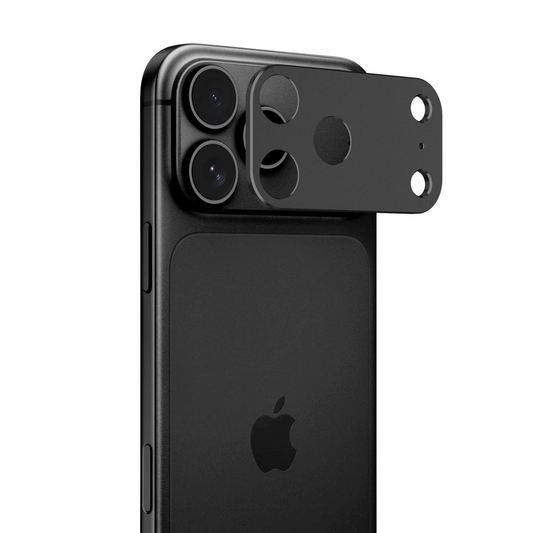 Cadre de protection pour caméra arrière Tech-Protect Camalloy Fit+ pour Apple iPhone 18 Pro, Aluminium, Noir