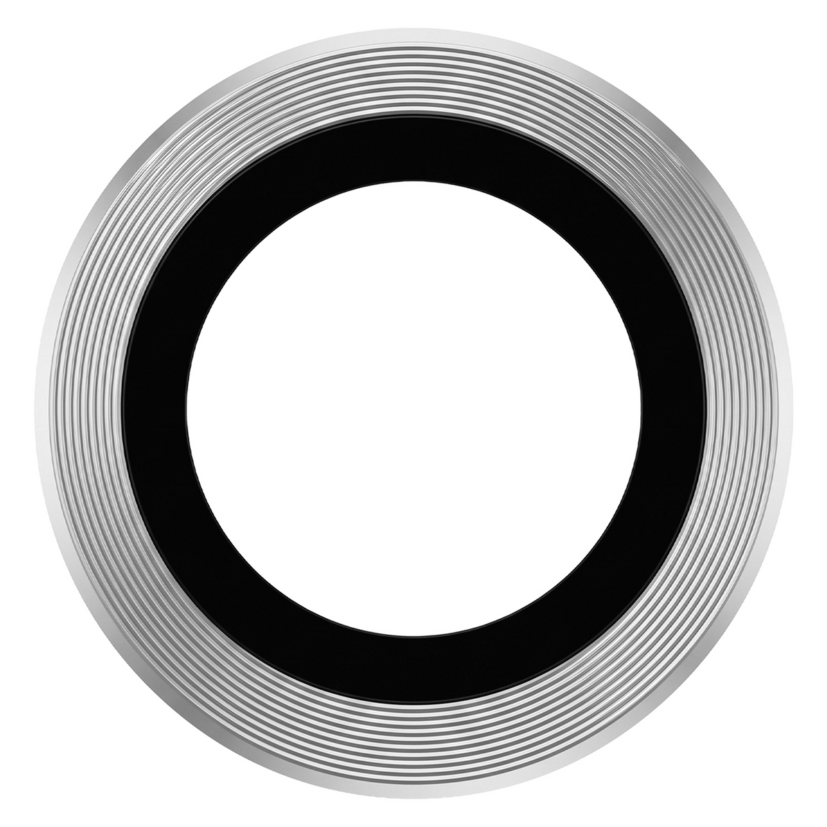 Cornice di protezione per fotocamera posteriore OEM per Apple iPhone 18 Pro Max, Vetro temperato, Argento