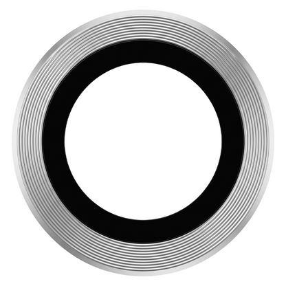 Cornice di protezione per fotocamera posteriore OEM per Apple iPhone 18 Pro Max, Vetro temperato, Argento